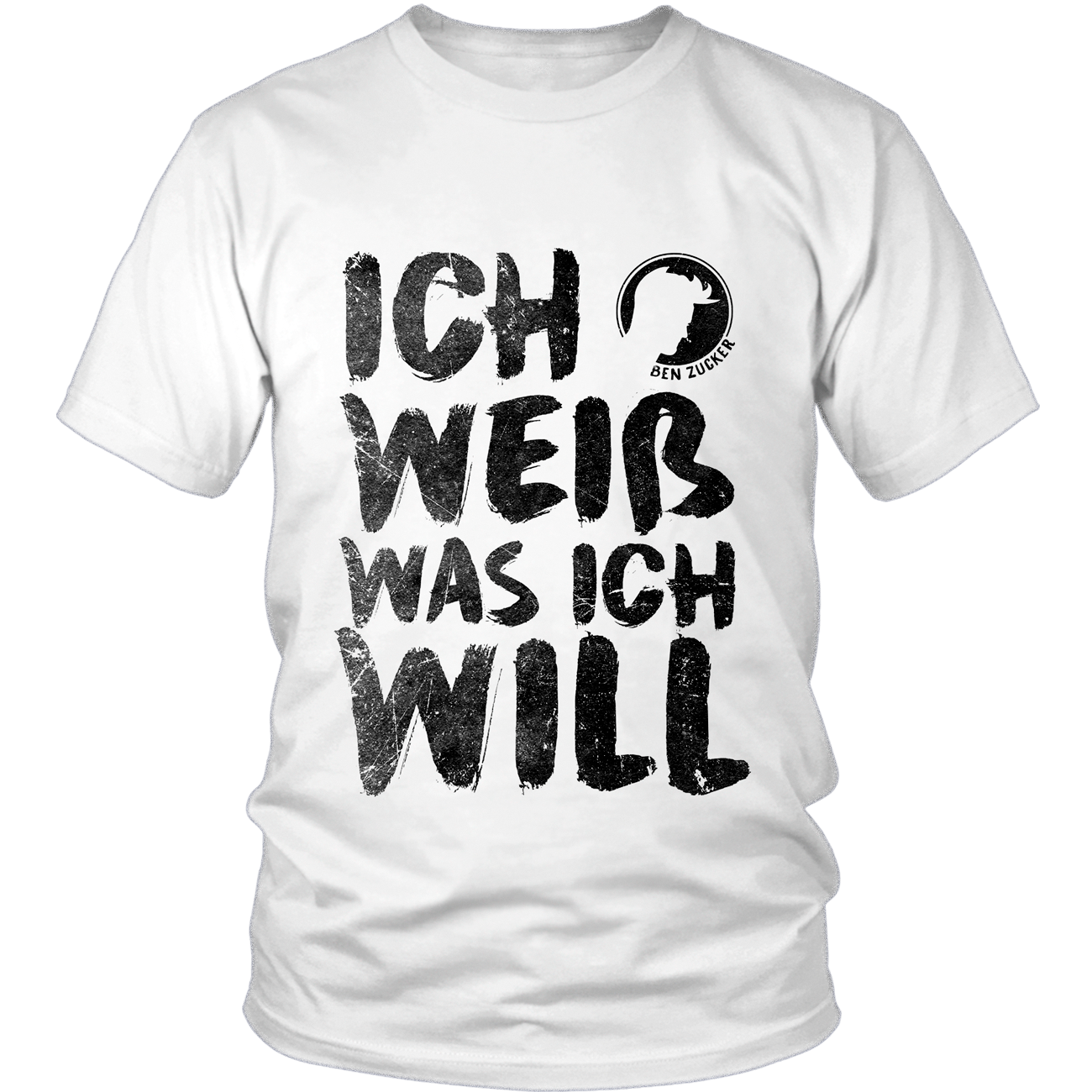 Ben Zucker Herren T-Shirt 'Ich weiß was ich will'