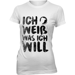 Ben Zucker Damen T-Shirt 'Ich weiß was ich will'