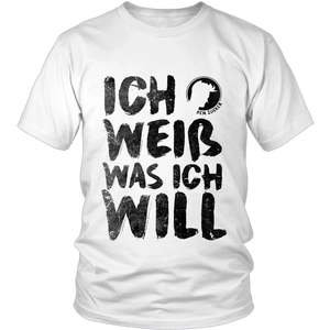 Ben Zucker Herren T-Shirt 'Ich weiß was ich will'