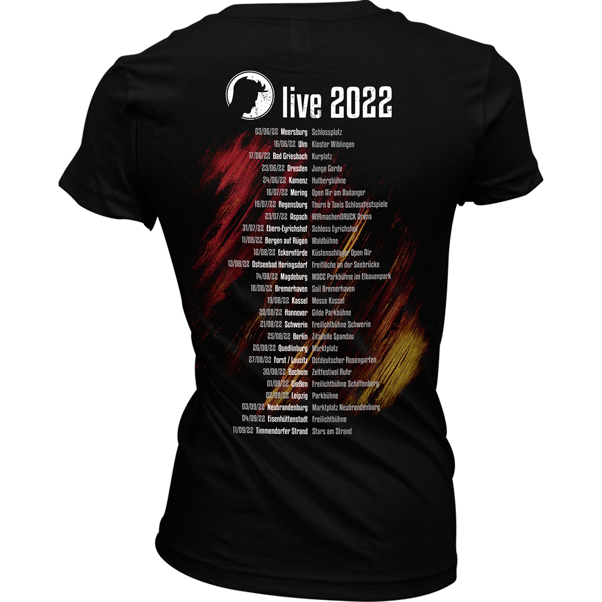 Ben Zucker Damen T-Shirt 'Tour 2022'
